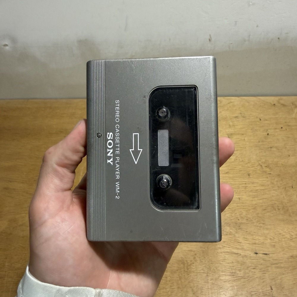 Vintage Sony Walkman II WM-2 Silver Portable Stereo Cassette Player - For Parts - Picture 7 of 10